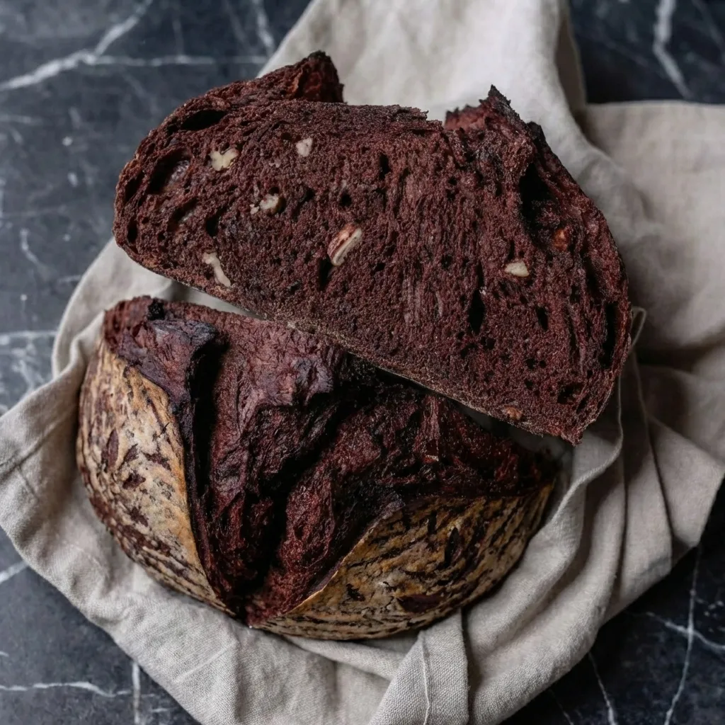 Sourdough Discard Double Chocolate Bread (Decadent Loaf)