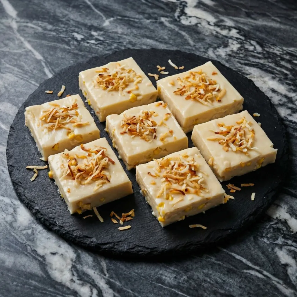 Maja Blanca (Filipino Coconut Pudding)