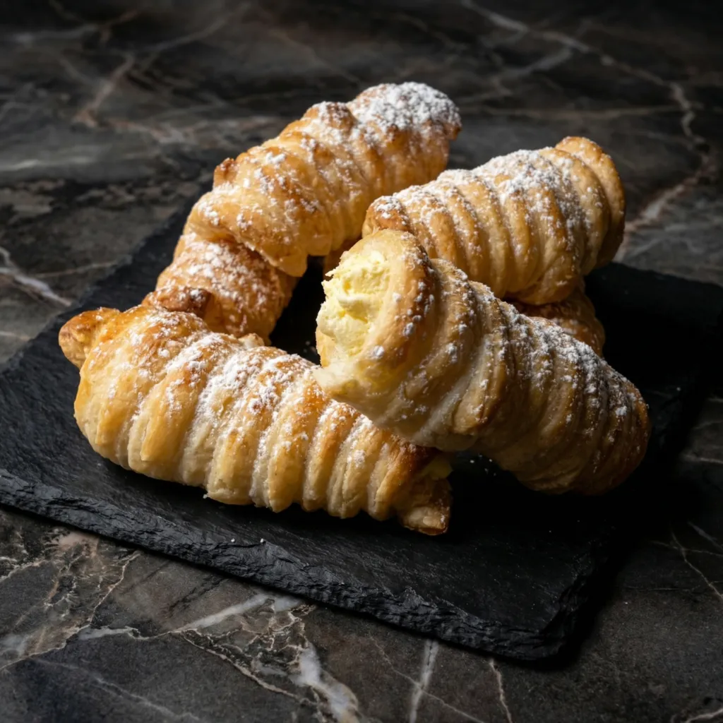 Cream Horns (Italian Cannoli-Style Pastries)
