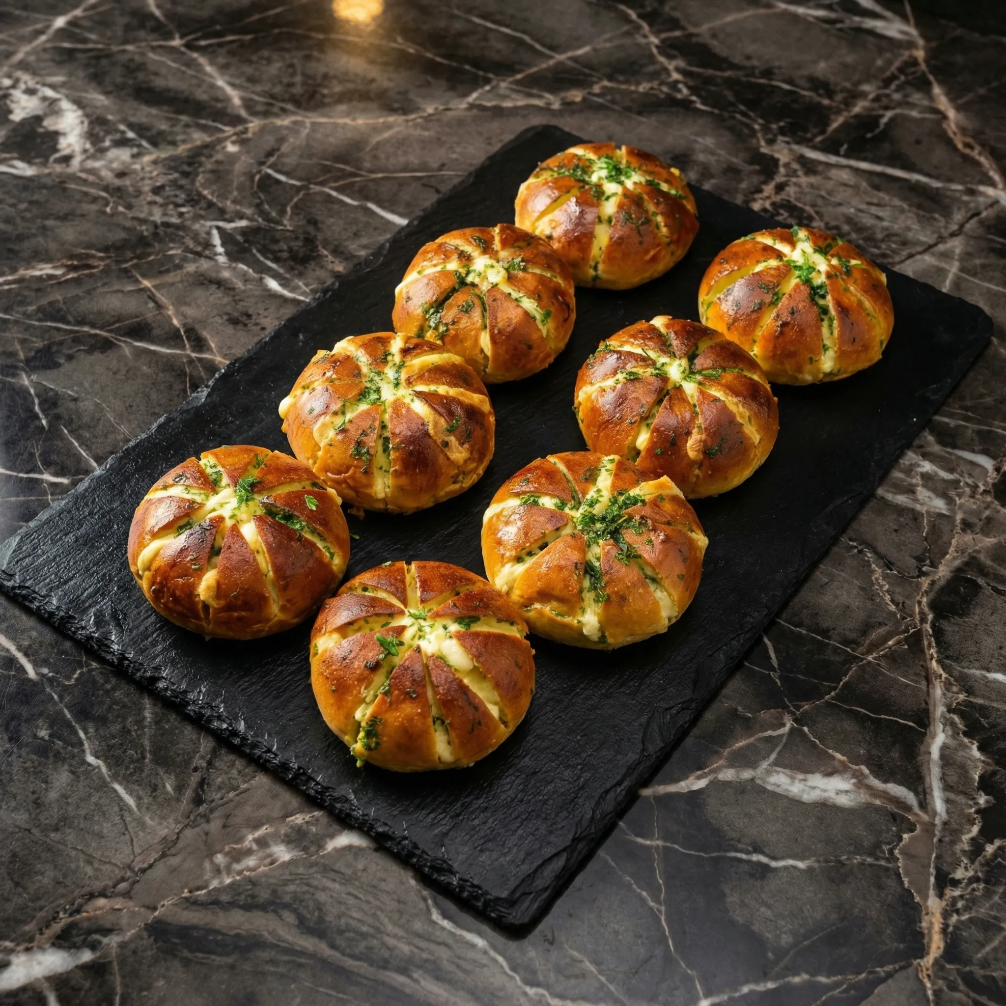 Korean Cream Cheese Garlic Bread