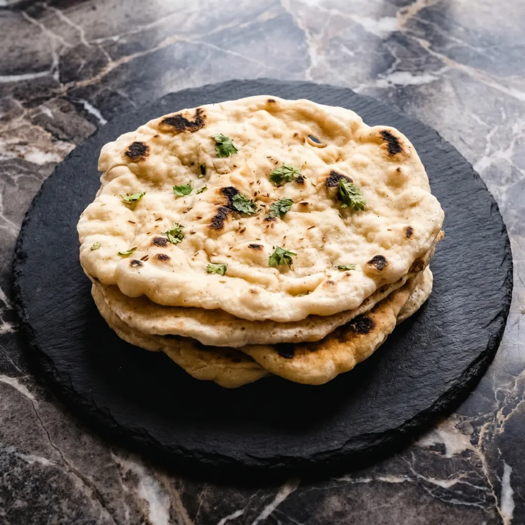 Sourdough Discard Naan (Soft & Flaky Flatbread)